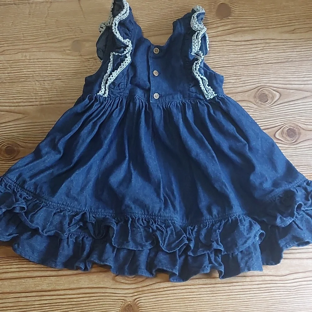 Eleanor Rose Chambray Denim Dress - Picture 4 of 7